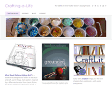 Tablet Screenshot of crafting-a-life.com